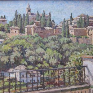 11. Alhambra. Paul Roberts. Óleo. 32x44,5 cm