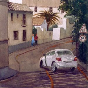 Paseo del Generalife. Alberto González Serrano. 36x26 cm. 350 euros